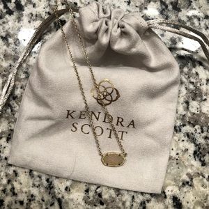 Kendra Scott Elisa Necklace - White Druzy